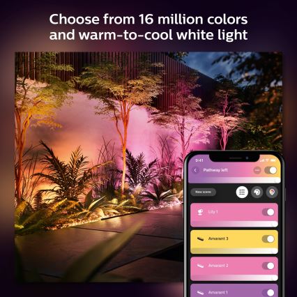 Philips - LED RGB Ulkovalo Hue White ja Color Ambiance LED/20W/24V IP65