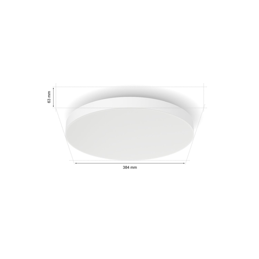 Philips - LED RGBW Himmennettävä kattovalo Hue DATURA LED/48W/230V 2000-6500K