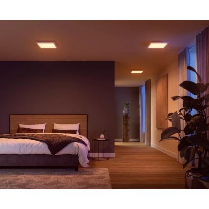 Philips - LED RGBW Himmennettävä kattovalo Hue SURIMU LED/27W/230V
