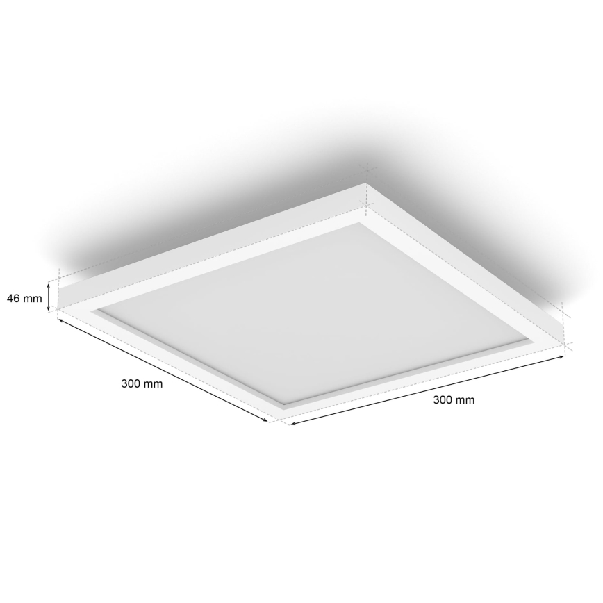 Philips - LED RGBW Himmennettävä kattovalo Hue SURIMU LED/27W/230V