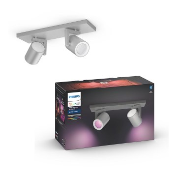 Philips - LED RGBW Himmennettävä kohdevalo Hue ARGENA 2xGU10/5,7W/230V