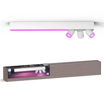 Philips - LED RGBW Himmennettävä kohdevalo Hue CENTRIS 3xGU10/4,2W/230V + LED/11W 2000-6500K