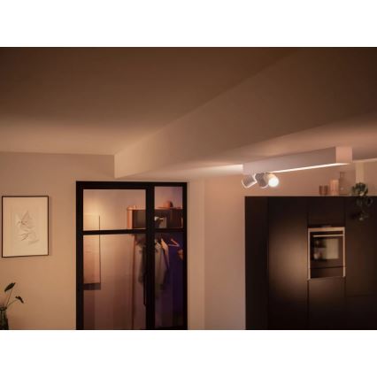 Philips - LED RGBW Himmennettävä kohdevalo Hue CENTRIS 3xGU10/4,2W/230V + LED/11W 2000-6500K