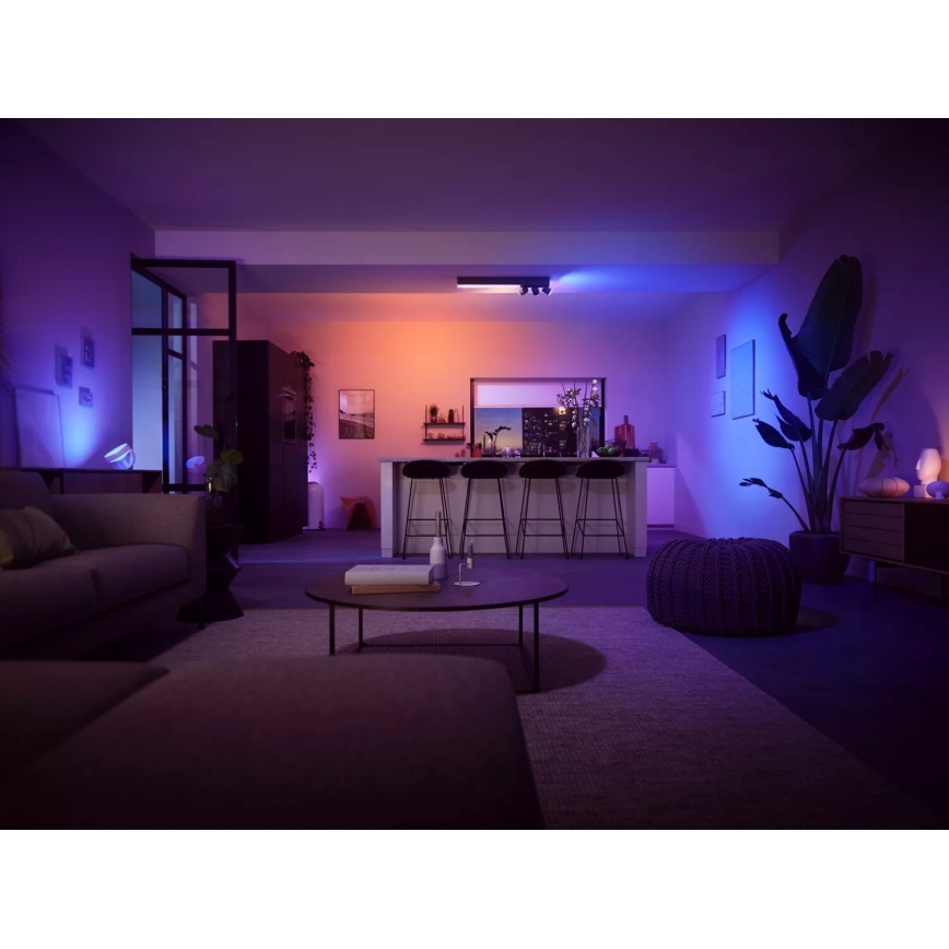 Philips - LED RGBW Himmennettävä kohdevalo Hue CENTRIS 3xGU10/4,2W/230V + LED/11W 2000-6500K