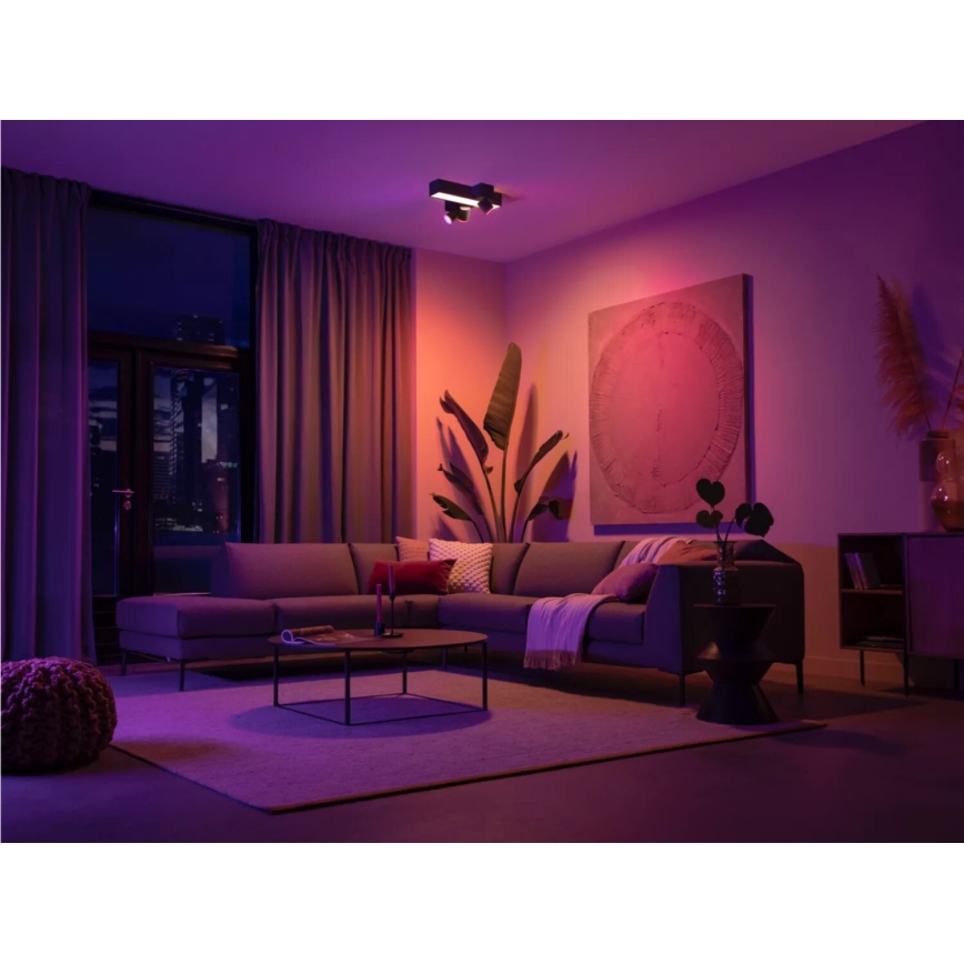Philips - LED RGBW Himmennettävä kohdevalo Hue CENTRIS 3xGU10/4,2W/230V + LED/11W 2000-6500K