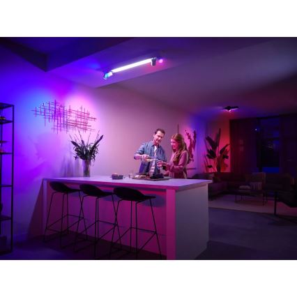 Philips - LED RGBW Himmennettävä kohdevalo Hue CENTRIS 4xGU10/4,2W/230V + LED/11W 2000-6500K