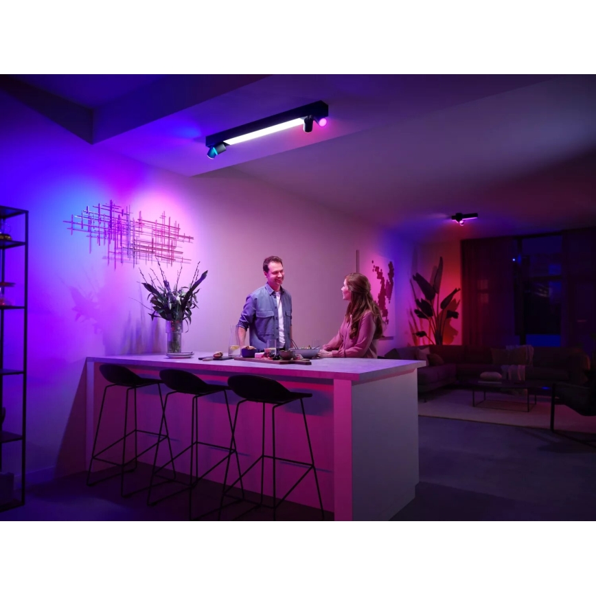 Philips - LED RGBW Himmennettävä kohdevalo Hue CENTRIS 4xGU10/4,2W/230V + LED/11W 2000-6500K