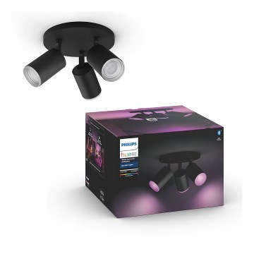 Philips - LED RGBW Himmennettävä kohdevalo Hue FUGATO 3xGU10/5,7W/230V