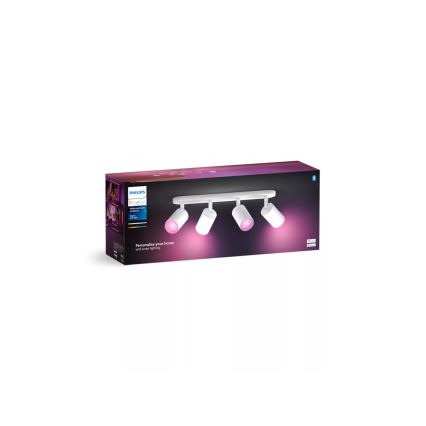 Philips - LED RGBW Himmennettävä kohdevalo Hue FUGATO 4xGU10/4,2W/230V 2000-6500K valkoinen