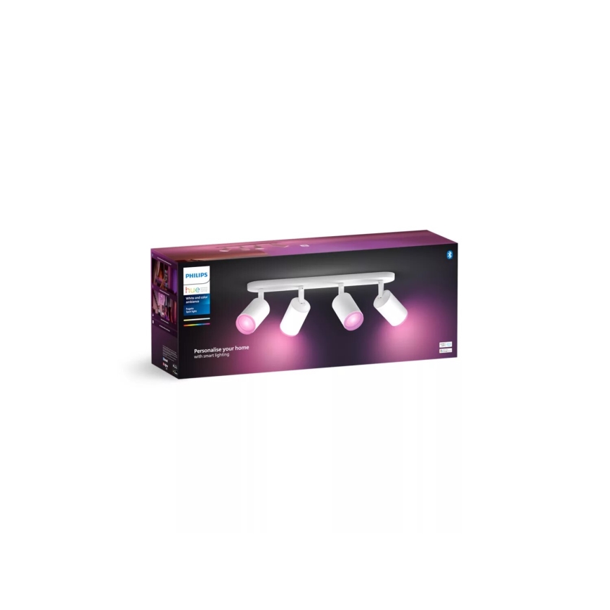 Philips - LED RGBW Himmennettävä kohdevalo Hue FUGATO 4xGU10/4,2W/230V 2000-6500K valkoinen