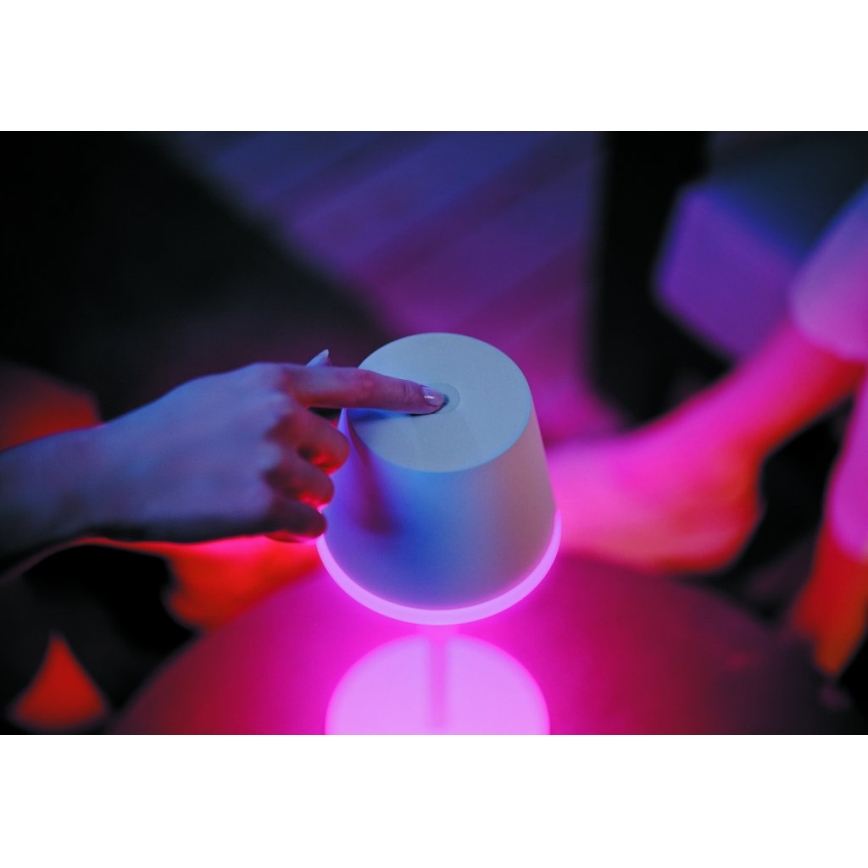 Philips-LED RGBW Himmennettävä kosketuslamppu Hue GO LED/6,2W/230V 2000-6500K IP54