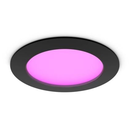 Philips - LED RGBW Himmennettävä kylpyhuoneen kattovalaisin Hue SLIM LED/12W/230V IP44 2200-6500K