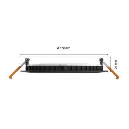 Philips - LED RGBW Himmennettävä kylpyhuoneen kattovalaisin Hue SLIM LED/12W/230V IP44 2200-6500K
