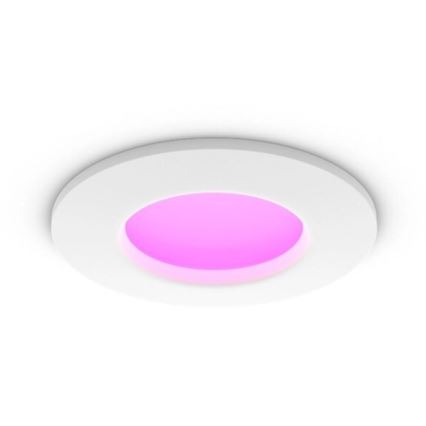 Philips - LED RGBW Himmennettävä kylpyhuoneen kattovalaisin Hue SLIM LED/8,3W/230V 2000-6500K IP44 valkoinen