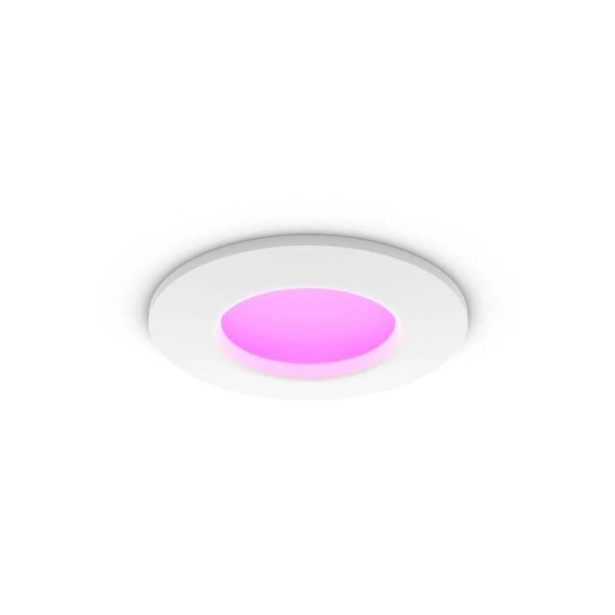 Philips - LED RGBW Himmennettävä kylpyhuoneen kattovalaisin Hue SLIM LED/8,3W/230V 2000-6500K IP44 valkoinen