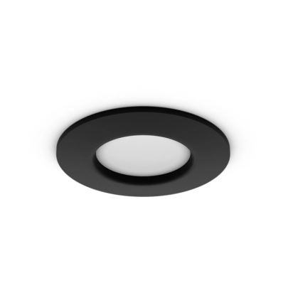 Philips - LED RGBW Himmennettävä kylpyhuoneen kattovalaisin Hue SLIM LED/8,3W/230V 2000-6500K IP44 musta