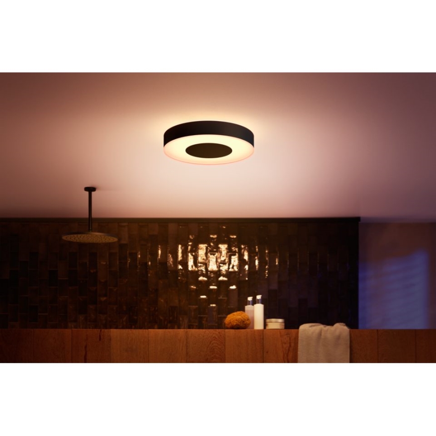 Philips - LED RGBW Himmennettävä kylpyhuonevalo Hue XAMENTO LED/33,5W/230V IP44 d. 381 mm 2000-6500K