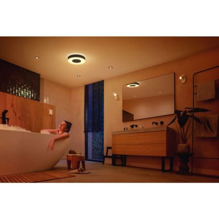 Philips - LED RGBW Himmennettävä kylpyhuonevalo Hue XAMENTO LED/33,5W/230V IP44 d. 381 mm 2000-6500K