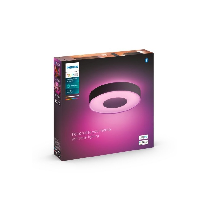 Philips - LED RGBW Himmennettävä kylpyhuonevalo Hue XAMENTO LED/33,5W/230V IP44 d. 381 mm 2000-6500K