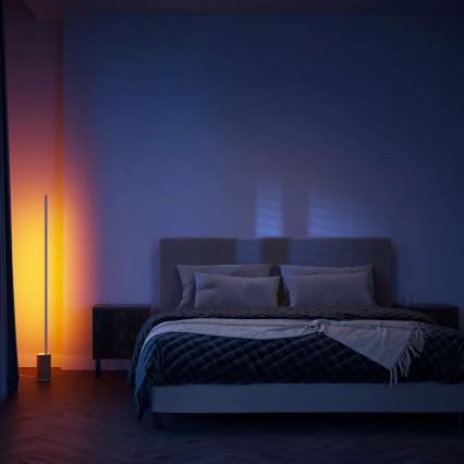Philips - LED RGBW Himmennettävä lattialamppu Hue SIGNE LED/29W/230V 2000-6500K beige
