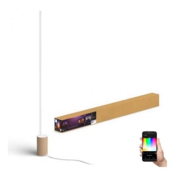 Philips - LED RGBW himmennettävä lattiavalaisin Hue SIGNE LED/29W/230V 2000-6500K beige
