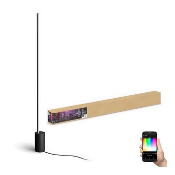 Philips - LED RGBW Himmennettävä lattiavalaisin Hue SIGNE LED/29W/230V 2000-6500K musta