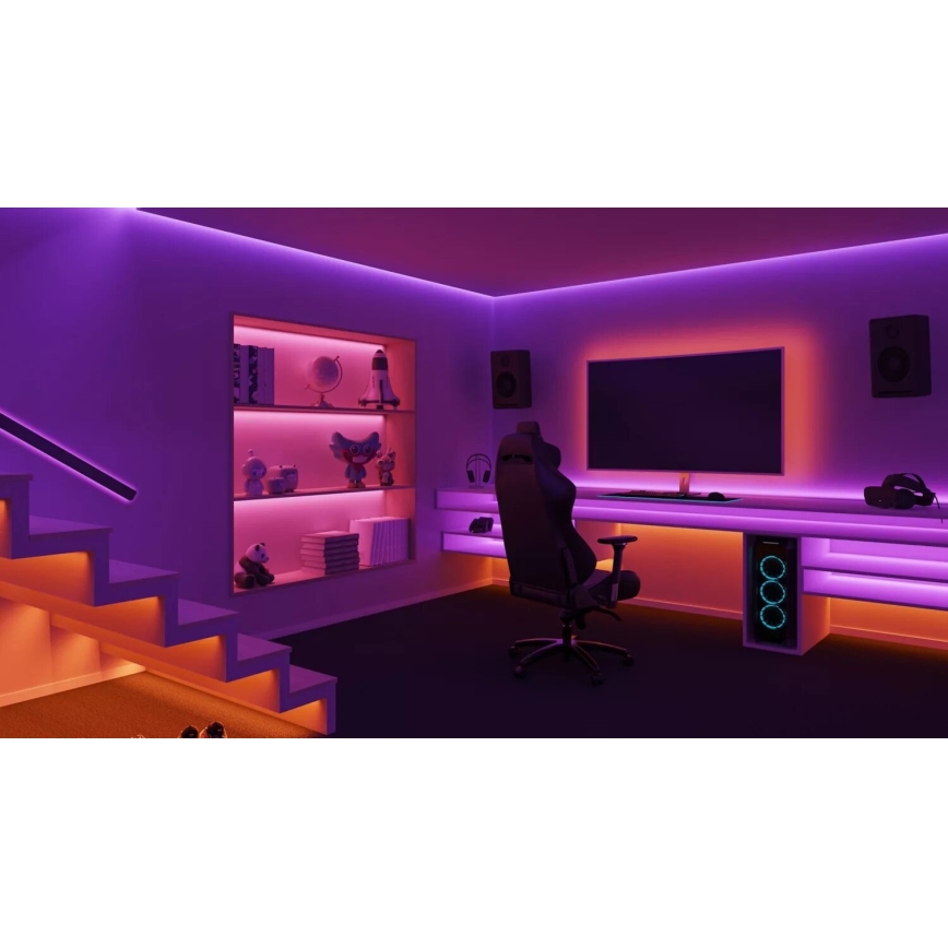 Philips - LED RGBW Himmennettävä nauha Hue WHITE AND COLOR AMBIANCE 10m LED/20W/230V 2000-6500K
