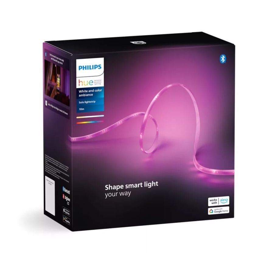 Philips - LED RGBW Himmennettävä nauha Hue WHITE AND COLOR AMBIANCE 10m LED/20W/230V 2000-6500K