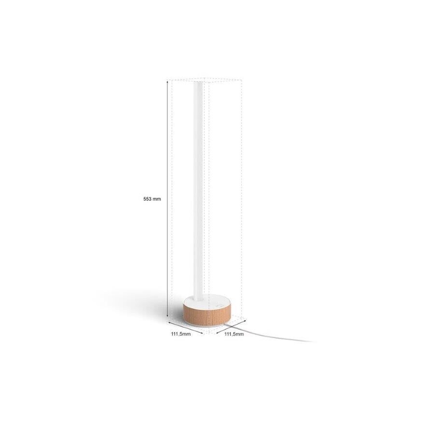 Philips - LED RGBW Himmennettävä pöytävalaisin Hue SIGNE LED/11,8W/230V 2000-6500K
