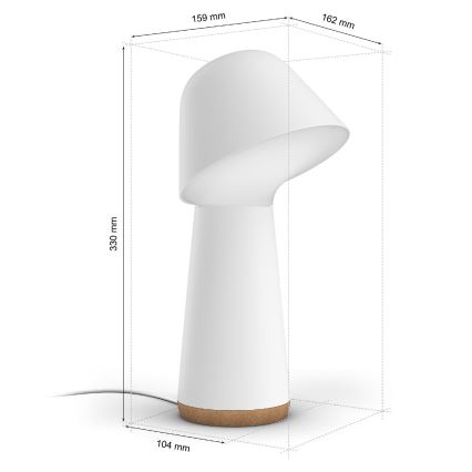 Philips - LED RGBW Himmennettävä pöytävalaisin Hue TWILIGHT LED/13,4W/230V 2000-6500K