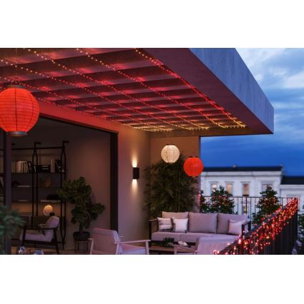 Philips - LED RGBW Himmennettävä ulko ketju HUE WHITE AND COLOR AMBIANCE 250xLED 24,4 m 2000-6500K IP54