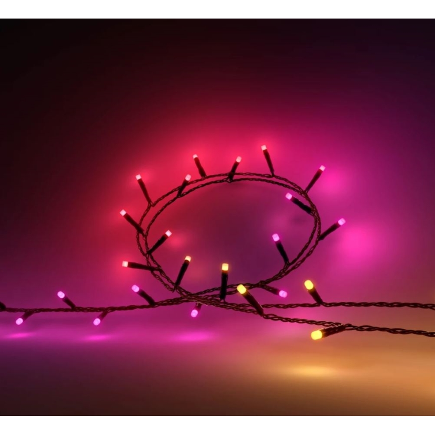 Philips - LED RGBW Himmennettävä ulko ketju HUE WHITE AND COLOR AMBIANCE 250xLED 24,4 m 2000-6500K IP54