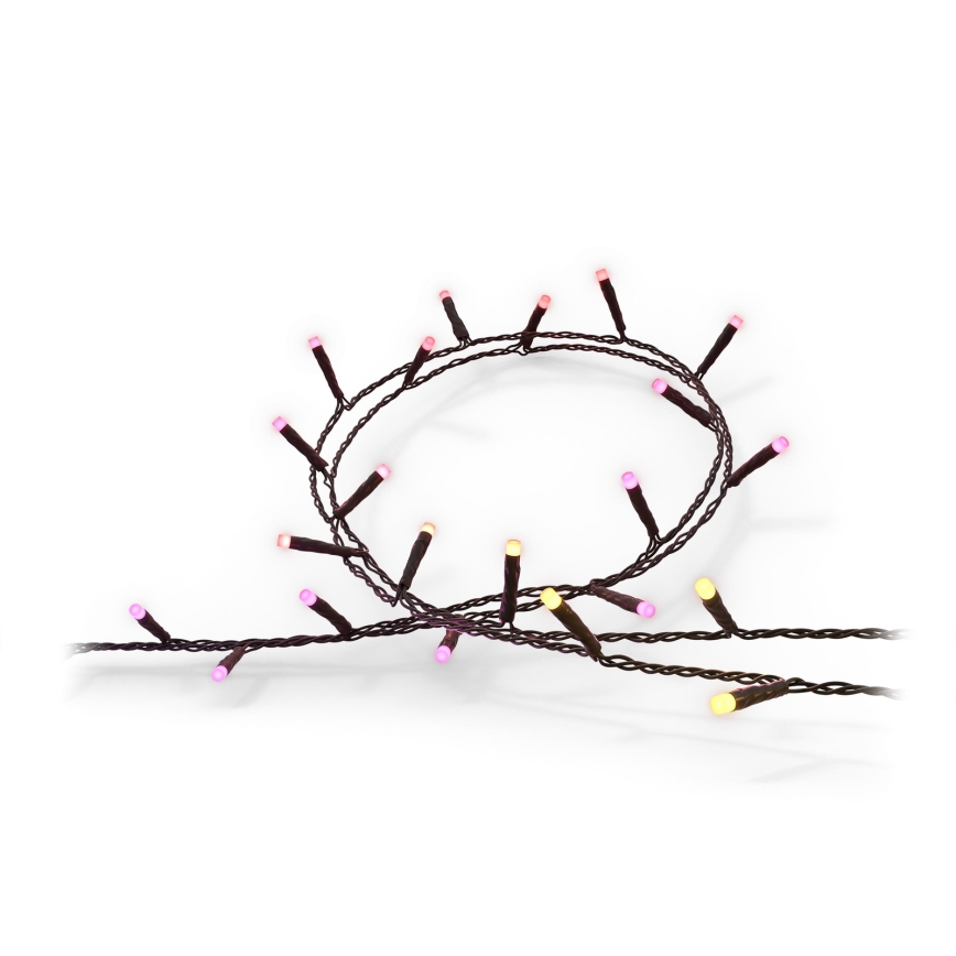 Philips - LED RGBW Himmennettävä ulko ketju HUE WHITE AND COLOR AMBIANCE 500xLED 44,4 m 2000-6500K IP54