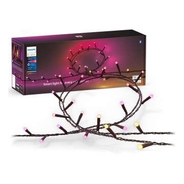 Philips - LED RGBW Himmennettävä ulko ketju HUE WHITE AND COLOR AMBIANCE 500xLED 44,4 m 2000-6500K IP54