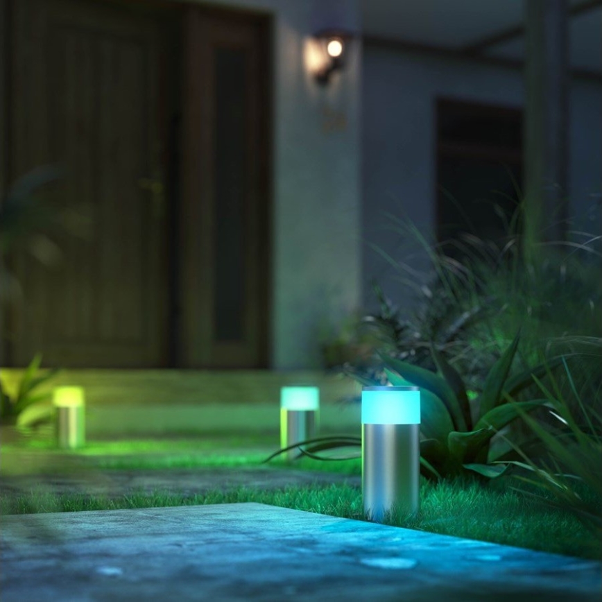 Philips - LED RGBW Himmennettävä ulkolamppu Hue CALLA LED/8W/230V IP44