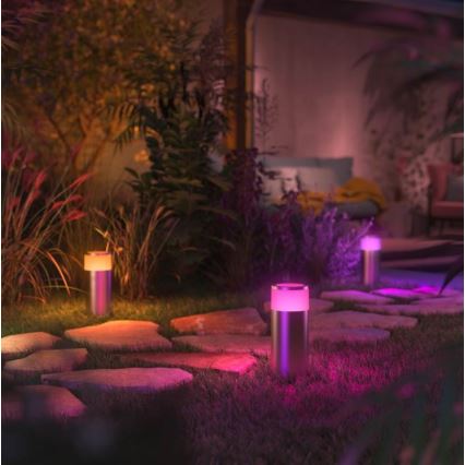 Philips - LED RGBW Himmennettävä ulkolamppu Hue CALLA LED/8W/230V IP44