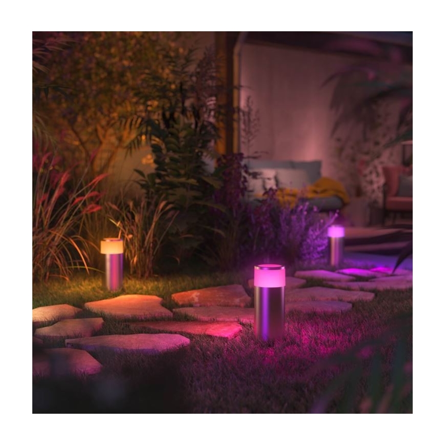 Philips - LED RGBW Himmennettävä ulkolamppu Hue CALLA LED/8W/230V IP44