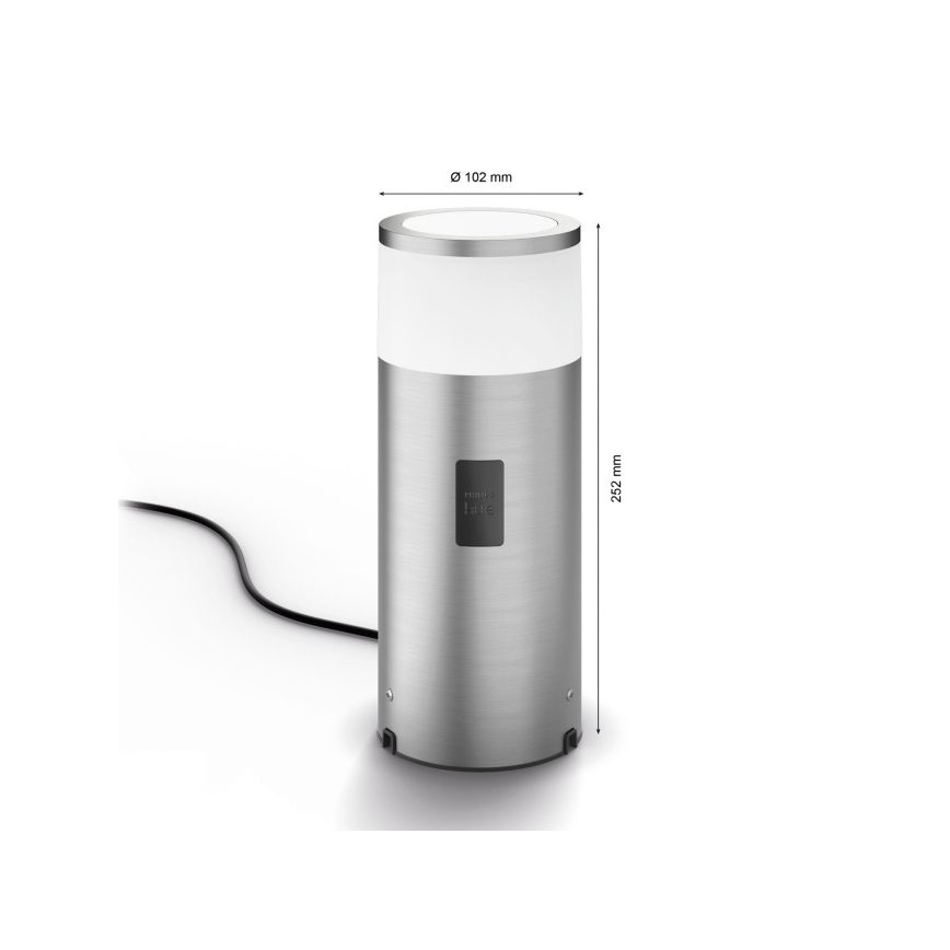 Philips - LED RGBW Himmennettävä ulkolamppu Hue CALLA LED/8W/230V IP44