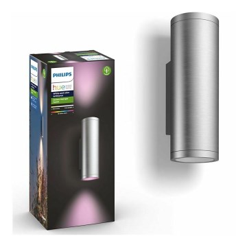 Philips - LED RGBW Himmennettävä ulkoseinävalaisin Hue APPEAR 2xLED/8W/230V IP44