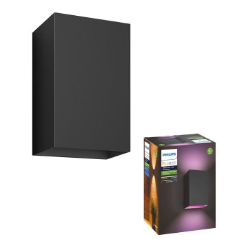 Philips - LED RGBW Himmennettävä ulkoseinävalaisin Hue RESONATE 2xLED/8W/230V 2000-6500K IP44