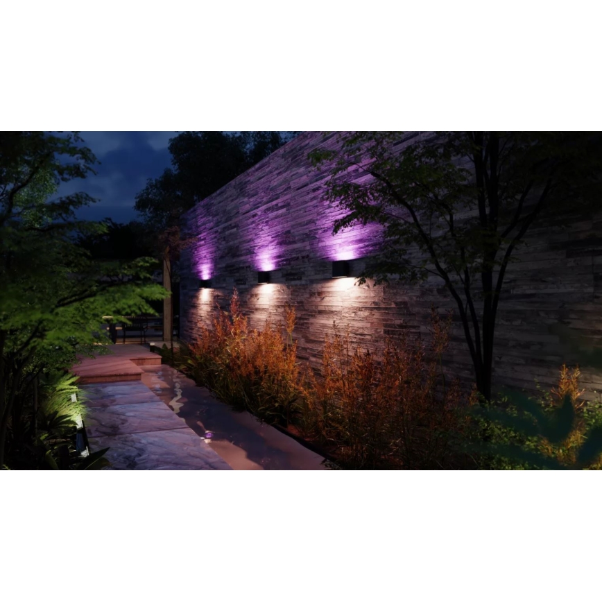 Philips - LED RGBW Himmennettävä ulkoseinävalaisin Hue DYMERA 2xLED/10,2W/230V 2000-6500K IP44