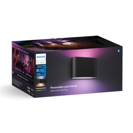Philips - LED RGBW Himmennettävä ulkoseinävalaisin Hue DYMERA 2xLED/10,2W/230V 2000-6500K IP44