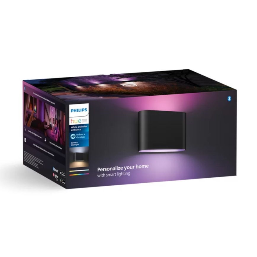 Philips - LED RGBW Himmennettävä ulkoseinävalaisin Hue DYMERA 2xLED/10,2W/230V 2000-6500K IP44