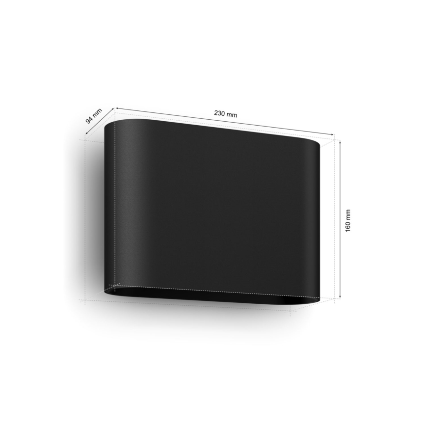 Philips - LED RGBW Himmennettävä ulkoseinävalaisin Hue DYMERA 2xLED/10,2W/230V 2000-6500K IP44