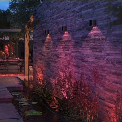 Philips - LED RGBW Himmennettävä ulkoseinävalaisin Hue RESONATE LED/8W/230V 2000–6500K IP44