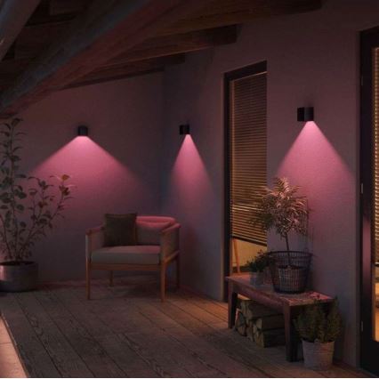 Philips - LED RGBW Himmennettävä ulkoseinävalaisin Hue RESONATE LED/8W/230V 2000–6500K IP44
