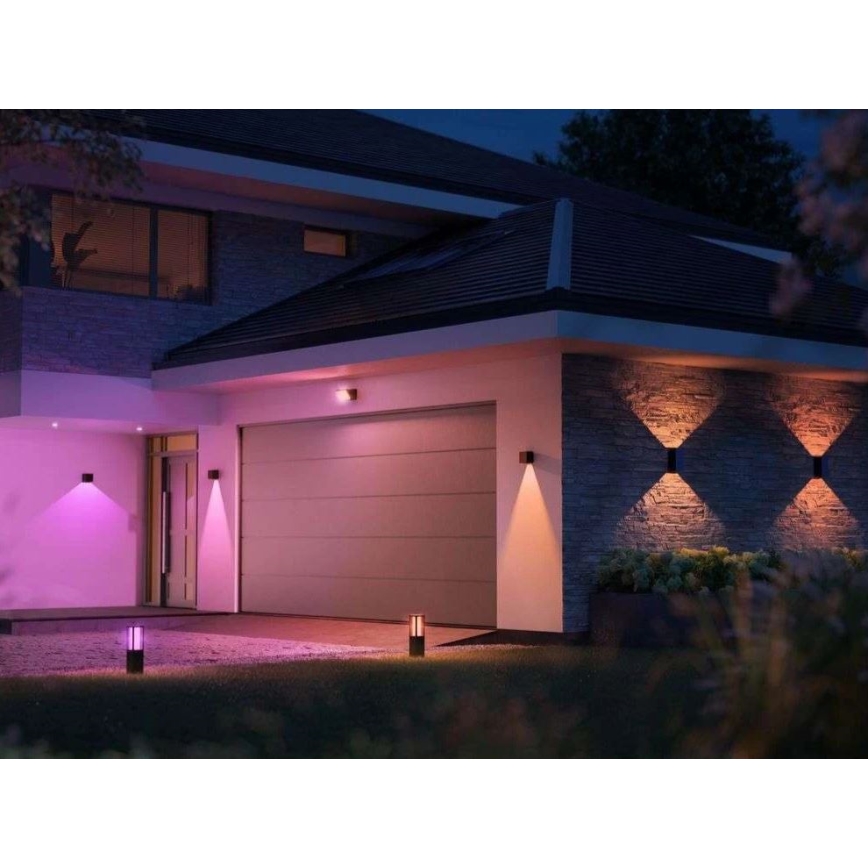 Philips - LED RGBW Himmennettävä ulkoseinävalaisin Hue RESONATE LED/8W/230V 2000–6500K IP44