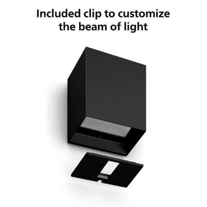 Philips - LED RGBW Himmennettävä ulkoseinävalaisin Hue RESONATE LED/8W/230V 2000–6500K IP44