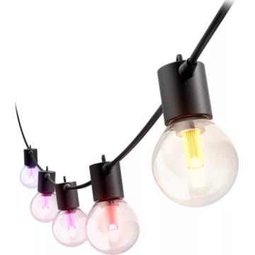 Philips - LED RGBW himmennettävä ulkovalosarja Hue FESTAVIA 20xLED 14m IP65