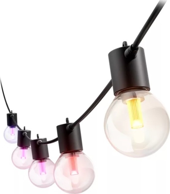 Philips - LED RGBW himmennettävä ulkovalosarja Hue FESTAVIA 20xLED 14m IP65